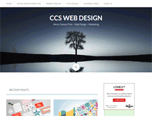 Tablet Screenshot of ccswebdesign.com